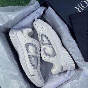 Dior Women's White and Grey Trainers